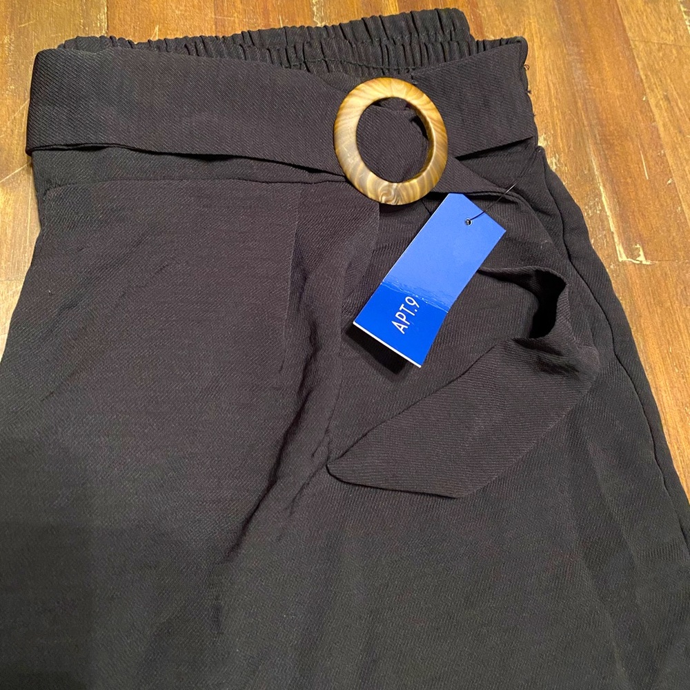 APT 9 black flowy pants size large